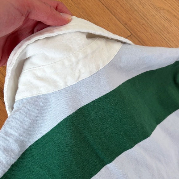 J. Crew Green and Light Blue Rugby Dress - Picture 5 of 6